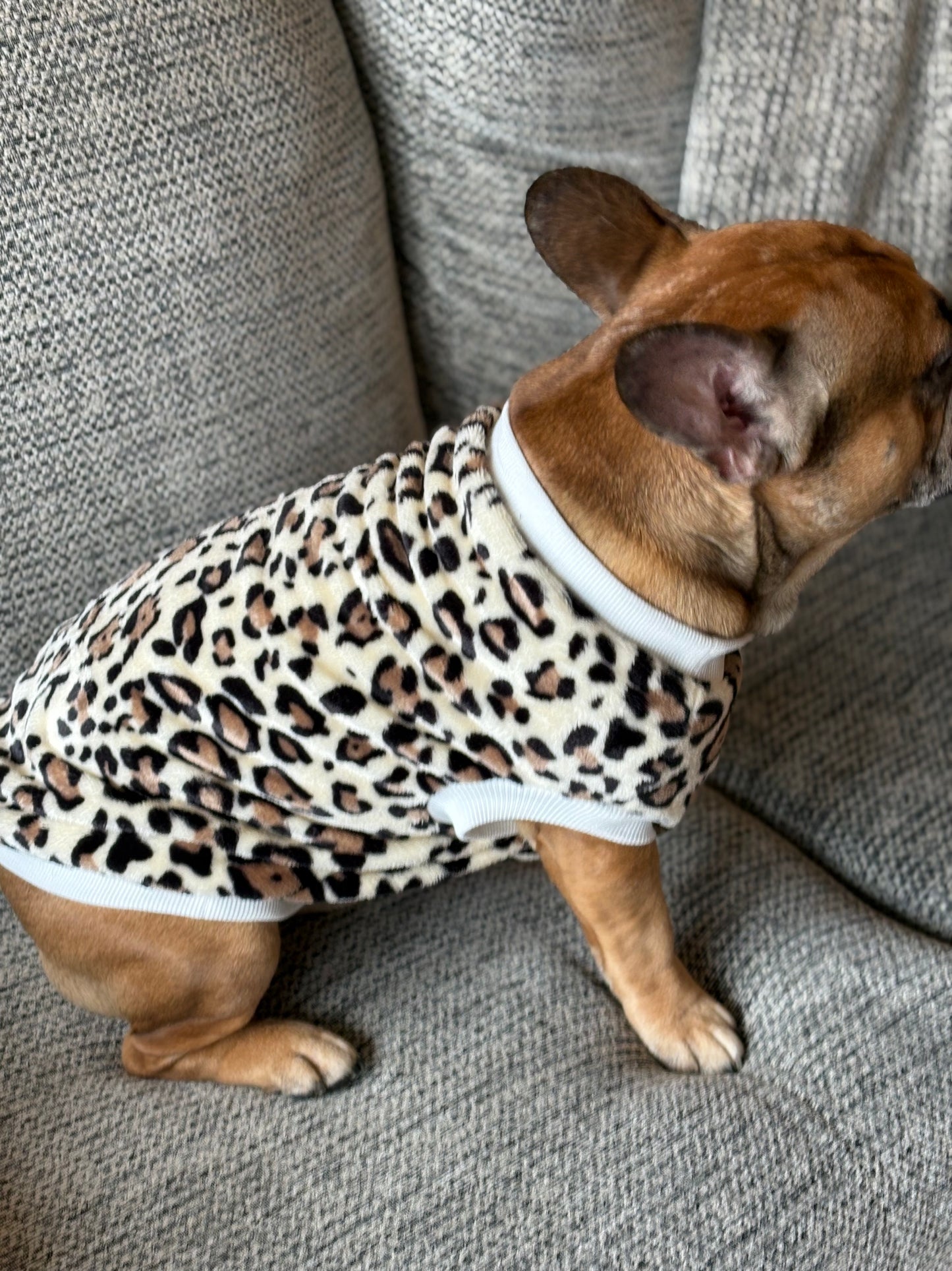 Animal print jumper