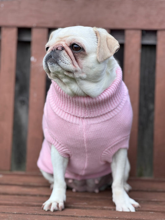 Knitted jumpers in a variety of colours