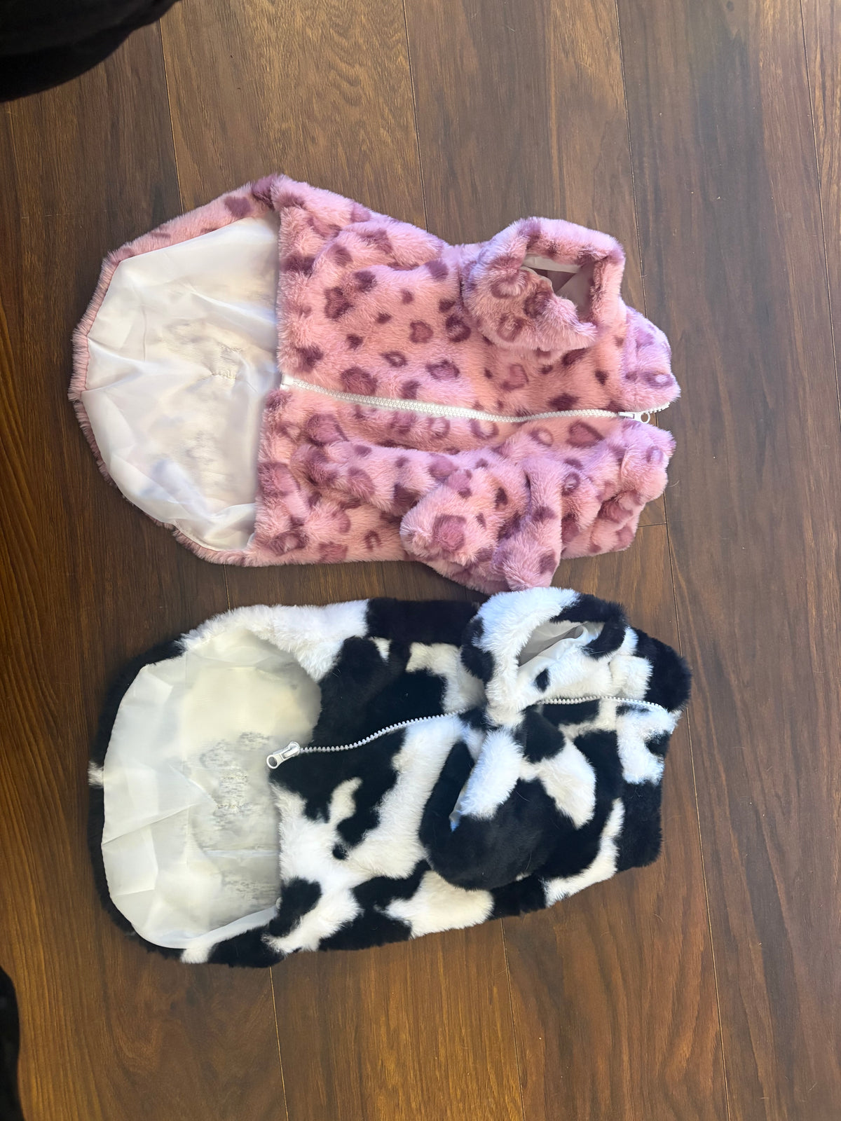 Black and white  Fleece jacket